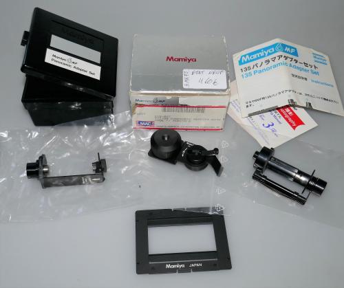 MAMIYA 6MF PANORAMIC ADAPTER SET COMPLETE, INSTRUCTIONS, MINT IN BOX