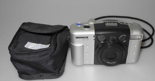 MINOX CD 112 WITH MINOCTAR 38-112, STRAP, BAG, IN GOOD CONDITION