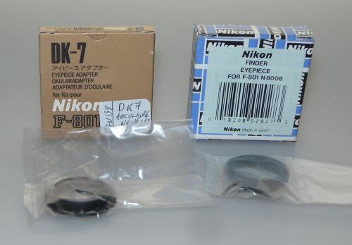 NIKON DK-7 EYEPIECE ADAPTER FOR F-801-N8008 WITH FINDER EYEPIECE NEW IN BOXES