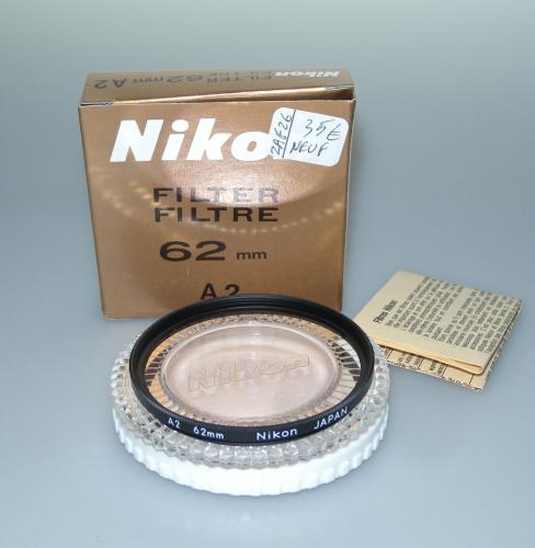 NIKON FILTER A2 62mm NEW IN BOX