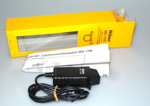 NIKON MC-12B REMOTE CORD WITH INSTRUCTIONS AND BOX MINT