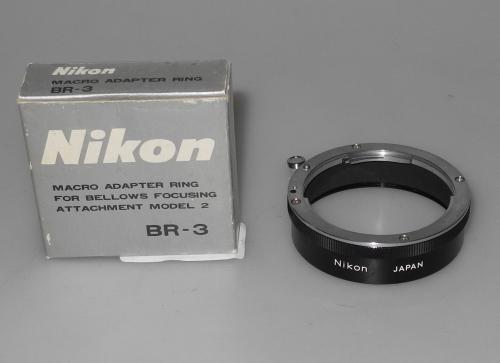 NIKON BR-3 MACRO ADAPTER RING MODEL 2 WITH BOX MINT