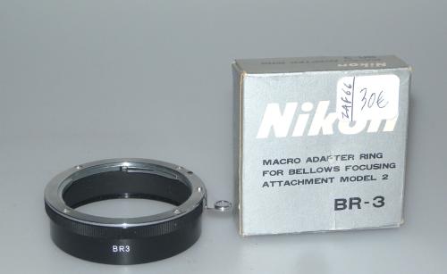 NIKON BR-3 MACRO ADAPTER RING MODEL 2 WITH BOX