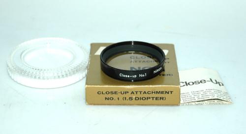 NIKON CLOSE-UP ATTACHMENT NO.1 MINT IN BOX WITH INSTRUCTIONS