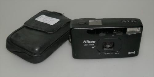 NIKON LITE TOUCH AF WITH 28/3.5 MACRO, BAG, IN GOOD CONDITION