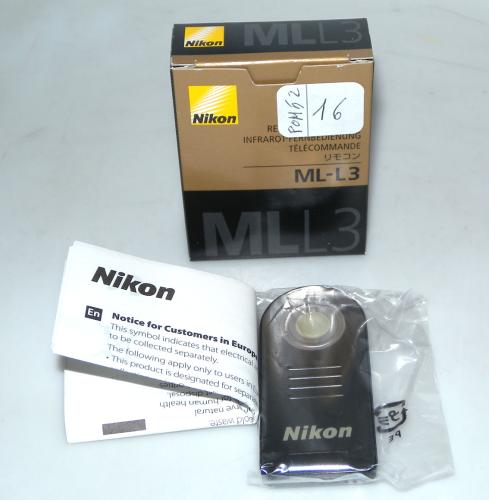 NIKON ML-L3 REMOTE CONTROLLER WITH INSTRUCTIONS NEW IN BOX