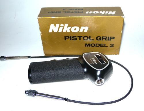 NIKON PISTOL GRIP MODEL 2 WITH CONNECTING CABLE RELEASE AND BOX