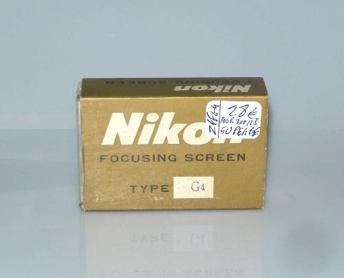 NIKON FOCUSING SCREEN G4 FOR 300/2.8 MINT IN BOX