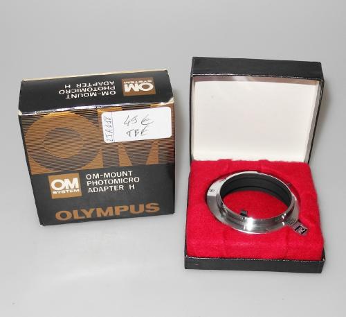 OLYMPUS OM-MOUNT PHOTOMICRO ADAPTER H WITH BOXES IN VERY GOOD CONDITION