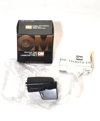 OLYMPUS TTL AUTO CONNECTER TYPE 3 NEW IN BOX WITH INSTRUCTIONS