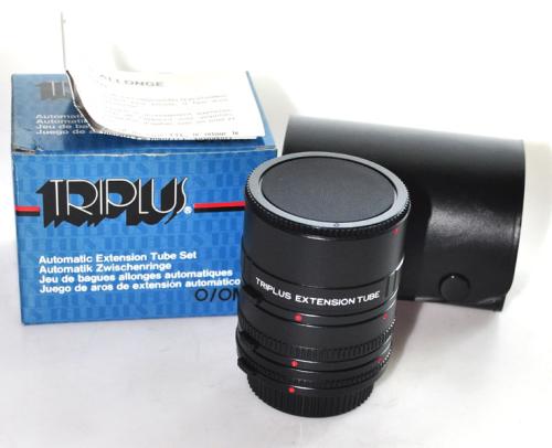 OLYMPUS AUTOMATIC EXTENSION TUBE SET OM WITH CASE AND BOX NEW !