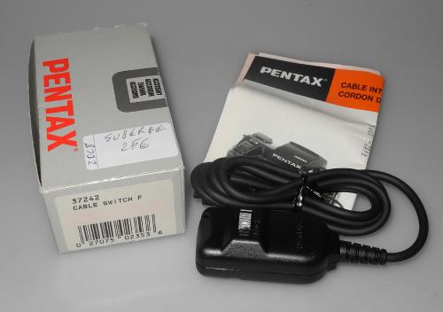 PENTAX CABLE SWITCH F, INSTRUCTIONS, BOX, MINT