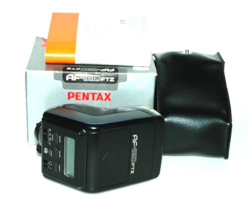 PENTAX SPEEDLITE AF-330FTZ WITH BAG AND INSTRUCTIONS NEW IN BOX