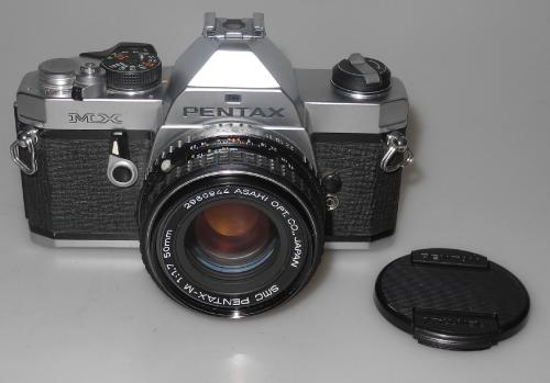 PENTAX MX WITH STRAP, IN GOOD CONDITION