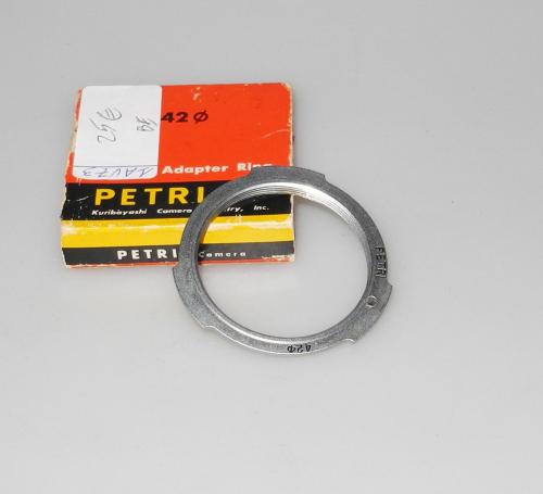 PETRI RING CHROME 42 WITH BOX IN GOOD CONDITION