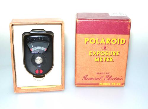 POLAROID EXPOSURE METER MODEL PR-22 WITH BOX (NOT WORKING)