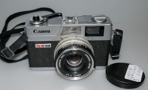 CANON CANONET QL17 WITH 40/1.7, STRAP, REVISED