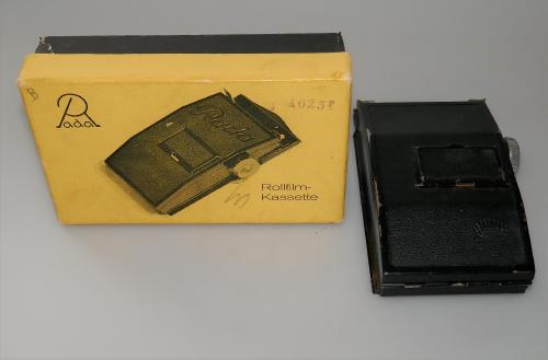RADA ROLLFILM BACK 6x9 WITH BOX, IN GOOD CONDITION