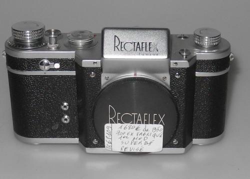 RECTAFLEX JUNIOR FROM 1950 FIRST MODEL, 700 CAMERAS MANUFACTURED, REVISED, MINT