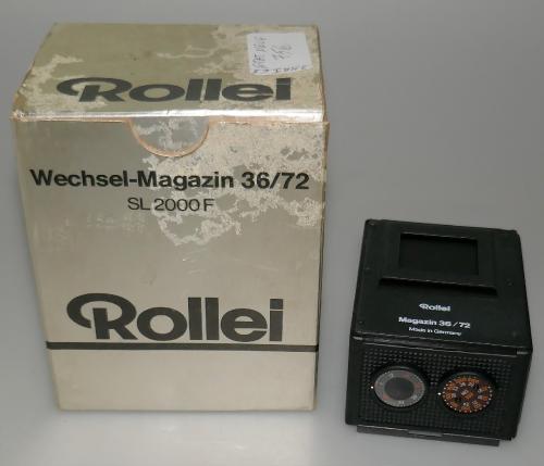 ROLLEIFLEX MAGASIN 36/72 FOR SL 2000 F AND 3003 MINT IN BOX