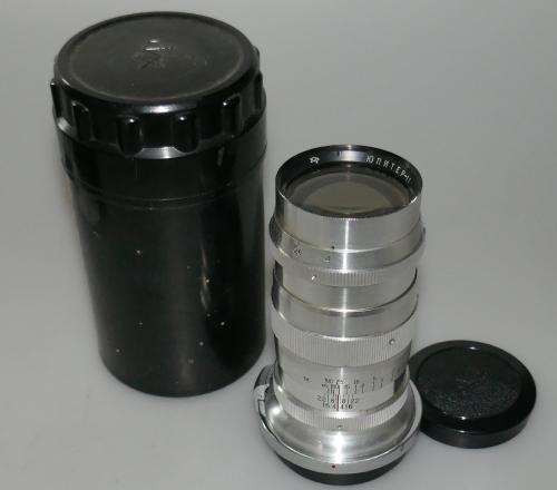 RUSSIAN 135mm 4 JUPITER-11 CONTAX MOUNT, PLASTIC BOX, IN VERY GOOD CONDITION