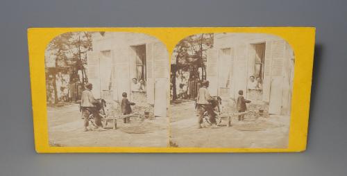 STEREOSCOPIC BLACK AND WHITE VIEW IN GOOD CONDITION