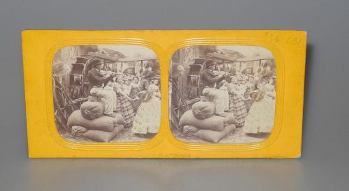 STEREOSCOPIC COLORIZED VIEW IN VERY GOOD CONDITION