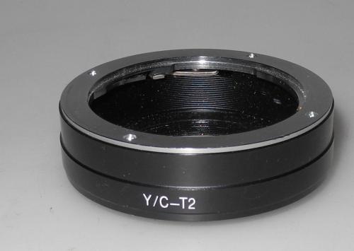 CONTAX ADAPTER RING FOR LENS CONTAX/YASHICA ON 42 SCREW MOUNT CAMERA IN GOOD CONDITION