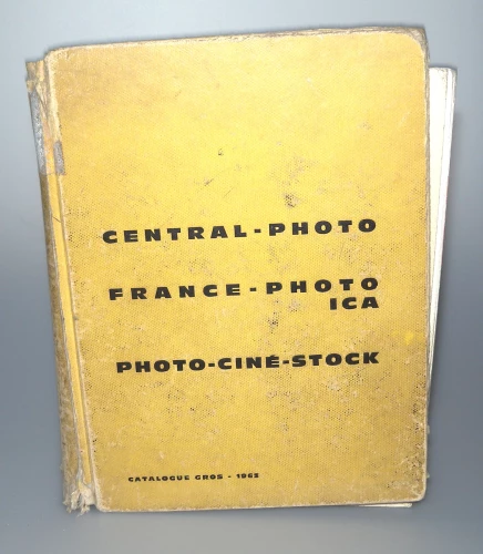 CENTRAL-PHOTO FRANCE-PHOTO ICA PHOTO-CINE-STOCK CATALOGUE GROS - 1963