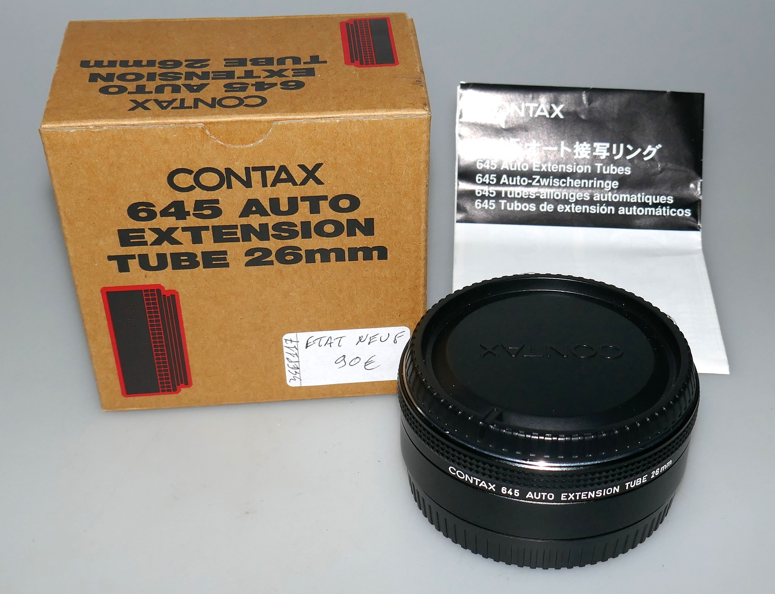 Contax 645, CONTAX QUICK SHOE ADAPTER AT-1, BOX, MINT, CONTAX AUTO