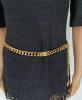 Chanel ceinture chaine métal doré 1994, médaillon Cambon, T.90, très bel état