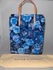 Louis Vuitton cabas Flower Ikat Catalina cuir verni bleu et cuir naturel, Dustbag, de 2013, superbe
