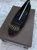 Louis Vuitton escarpins cuir verni noir My Lord Pump, P. 38,5, boite, superbes