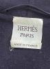 Hermès veste ceinturée bordeaux et bleu marine en cachemire, T.36/38 superbe