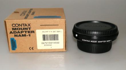 Contax 645, CONTAX QUICK SHOE ADAPTER AT-1, BOX, MINT, CONTAX AUTO