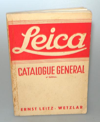 LEICA CATALOGUE GENERAL 4EME EDITION ORIGINAL DE 1937