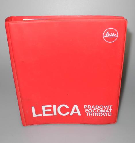 LEICA PRADOVIT FOCOMAT TRINOVID CLASSEUR EDITION 1980 EN FRANCAIS