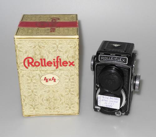 ROLLEIFLEX 4x4 APRES-GUERRE DE 1963 AVEC 60/3.5 XENAR, BOITE, SUPERBE